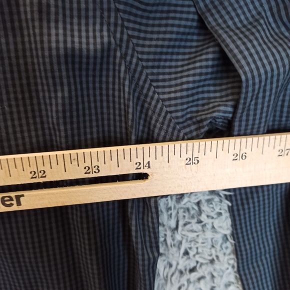 Calvin Klein Shirt Men XXL 2XL Gray Plaid Slim Fit Casual Button Down Collar - Picture 7 of 8